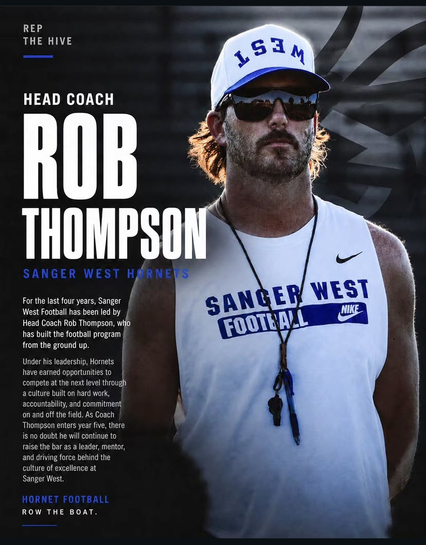 Rob_E_Light's tweet photo. Excited for another year. 5 years building this program. The parent support and the youth buy in is what makes Sanger West special #RowTheBoat #HornetFootball https://t.co/CkTOjtVuG9