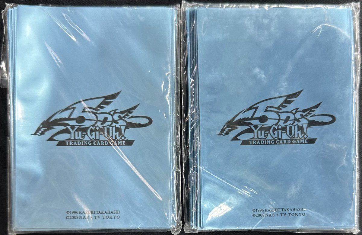 遊戯王 スリーブ】 5Ds Tin缶 メタリックブルー【40枚入り 未開封