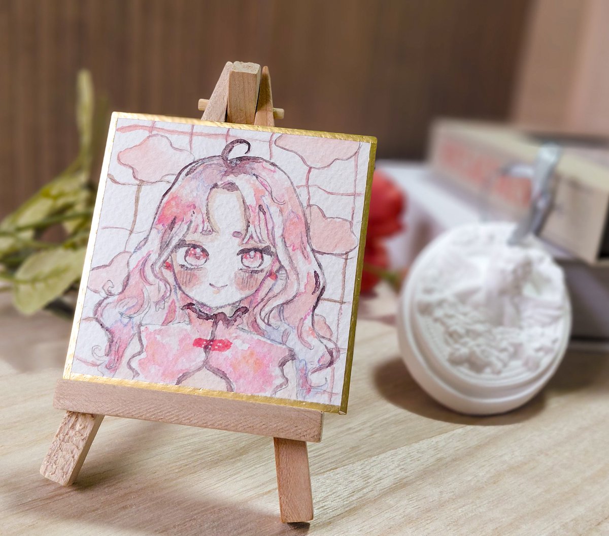 takatsuki2019's tweet photo. ついに福井でのグループ展、最終日になりました。

最後まで、よろしくお願いします！ https://t.co/mikuYkI3KG