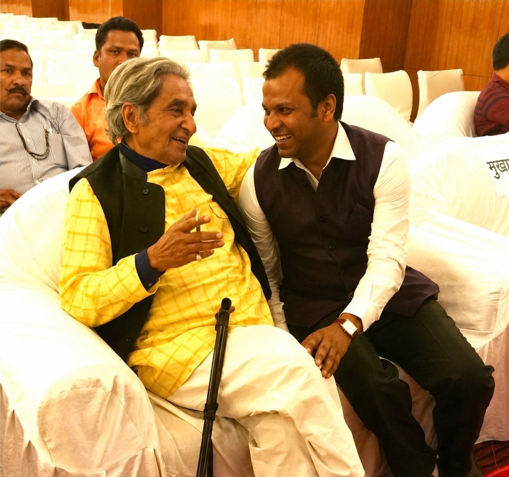 kavichiragjain's tweet photo. हिंदी की कविता, जहाँ अपने सबसे सहज रूप में शास्त्रीय मर्यादा की लक्ष्मण रेखा के भीतर खड़ी दिखाई देती है, उस पंचवटी का नाम है, 'गोपालदास नीरज'। 

कवि-सम्मेलन की लोकप्रियता का कीर्ति स्तम्भ जहाँ तक पाखण्ड के मुलम्मे से अछूता दिखाई देता है, वहाँ तक नीरज की दमक साफ़ दिखाई देती है। 
लौकिक लोभ और पारलौकिक कविताई के मध्य हर बार कविताई को वरीयता देने का स्वभाव जहाँ तक बचा रह गया, वहाँ तक नीरज का पता मिलता है। 
जनता की रुचि के अनुरूप कविता 'बनाने' की बजाय, अपनी कविता के अनुरूप जनमानस को ढाल लेने का जादू जहाँ आकर ग़ायब होने लगता है, वह नीरज के कारवां का आख़िरी छोर है।
इन्टरनेट और सोशल मीडिया जनित, वैतण्डी स्टारडम के पीछे भागते हुए, कबीराई बेपरवाही की खुशबू से बहुत दूर निकल आई पीढ़ी, जब कभी उस कस्तूरी की तलाश में आत्ममग्न होगी, तब उसे नीरज की देहरी तक लौटना ही होगा। 
चित्र से चरित्र तक आमूलचूल कवि होने का एहसास है नीरज। 2018 में उनकी दैहिक रुख़सती के आठ साल बाद, आज एक बार फिर, उनके साथ बीते क़ीमती पल स्मृति पटल पर चलचित्र की भाँति तैर रहे हैं।
मैंने उनकी स्मृति, उनके अध्ययन, उनकी सादगी और उनकी लोकप्रियता का वैराट्य कई बार अपनी आँखों से निहारा है। मैंने उनके युग में साँस ली है। मैंने एकलव्य की भाँति उनके द्रोणाश्रम से 'कवि होने का लुत्फ़' लेना सीखा है। पहली बार बैरागी जी के संचालन में लालकिला कवि सम्मेलन के मंच पर नीरज जी को देखा था। वाइन कलर का, लगभग पठानी कुर्ता-पायजामा पहने, सिर पर टोपी लगाए एक वृद्ध काया जब मंच पर उपस्थित हुई तो हज़ारों लोगों से भरा तालकटोरा स्टेडियम खड़े होकर तालियाँ बजाने लगा। स्वास्थ्य कारणों से अध्यक्ष होने के बावजूद वे अंत तक नहीं बैठ पा रहे थे, सो संचालक महोदय ने बीच में ही नीरज जी को काव्यपाठ के लिए आवाज़ दी। 
मसनद पर बैठकर छोटे माइक से जब नीरज जी की आवाज़ गुंजित हुई तो ऐसा लगा जैसे शरारत ने बहुत गंभीर होने का फ़ैसला कर लिया हो। 
"इतने बदनाम हुए...." यही तीन शब्द गूंजे थे और श्रोताओं की तालियों से पूरा स्टेडियम उत्सवित हो उठा। शरारती मुस्कराहट के साथ उन्होंने कोई बीस-पच्चीस मिनिट काव्यपाठ किया और फिर जब उठकर चले तो एक बार फिर श्रोताओं ने खड़े होकर उनका अभिवादन किया। 
उस दिन नीरज सचमुच किसी देवदूत जैसे लगे। गीत का जीता-जागता कोई गंधर्व जिसके आगमन और प्रस्थान पर देवता पुष्प वृष्टि करते हों। 
इसके बाद मैं सैंकड़ों बार उनसे मिला और हर बार उनके सान्निध्य को सौभाग्य मानकर उन पलों को भरपूर जिया। एक बार नैनीताल में उनके आभामंडल से मैं ऐसा सम्मोहित हुआ, कि उनके चरण स्पर्श करते हुए मैं बाकायदा उन्हें छूकर उनके पुद्गल परमाणुओं का वैशिष्ट्य महसूस कर रहा था।
'नीरज जी मुझे जानते हैं' -यह एहसास मेरे लिए कवि सम्मेलनीय जीवन का पहला सम्मान-पत्र था। अलीगढ़ नुमाइश का कार्यक्रम था। नीरज जी की अध्यक्षता थी। उससे पहले दो बार नीरज जी मेरे संचालन में काव्यपाठ कर चुके थे। अलीगढ़ में शशांक प्रभाकर ने मुझे कहा, "नीरज जी कह रहे हैं चिराग़ से संचालन करवाओ।" उस दिन यह वाक्य मेरे लिए किसी वरदान मिलने जैसी प्रसन्नता का कारण बना। 
उसके बाद के अनेक संस्मरण हैं, उस गीतपुरुष के साथ। उन आँखों की जीवन्तता, रह-रहकर याद आती है। सफदरजंग अस्पताल में आख़िरी बार उनकी जीवित काया के चरण छुए थे। उस समय वे बेहोश थे। मैं उनसे मिलकर घर तक पहुँचा भी नहीं था, कि शशांक भाई ने उनके महाप्रयाण की सूचना दी। मैं उल्टे पाँव सफदरजंग अस्पताल पहुँचा। सम्भवतः मैं उनके चरण स्पर्श करनेवाला आख़िरी मनुष्य रहा। मुझे आशीर्वाद भी मिला... मैंने अपने लेखन में नीरज जी की खनक सुनी है। मुझे आज भी महसूस होता है कि वह गीत-गंधर्व मेरे लेखन का मापदण्ड बनता जा रहा है। मैं कह सकता हूँ कि नीरज का कारवां कभी नहीं गुज़रेगा। उसके गुबार में भी गीत उभर-उभर आएंगे।

✍️ चिराग़ जैन