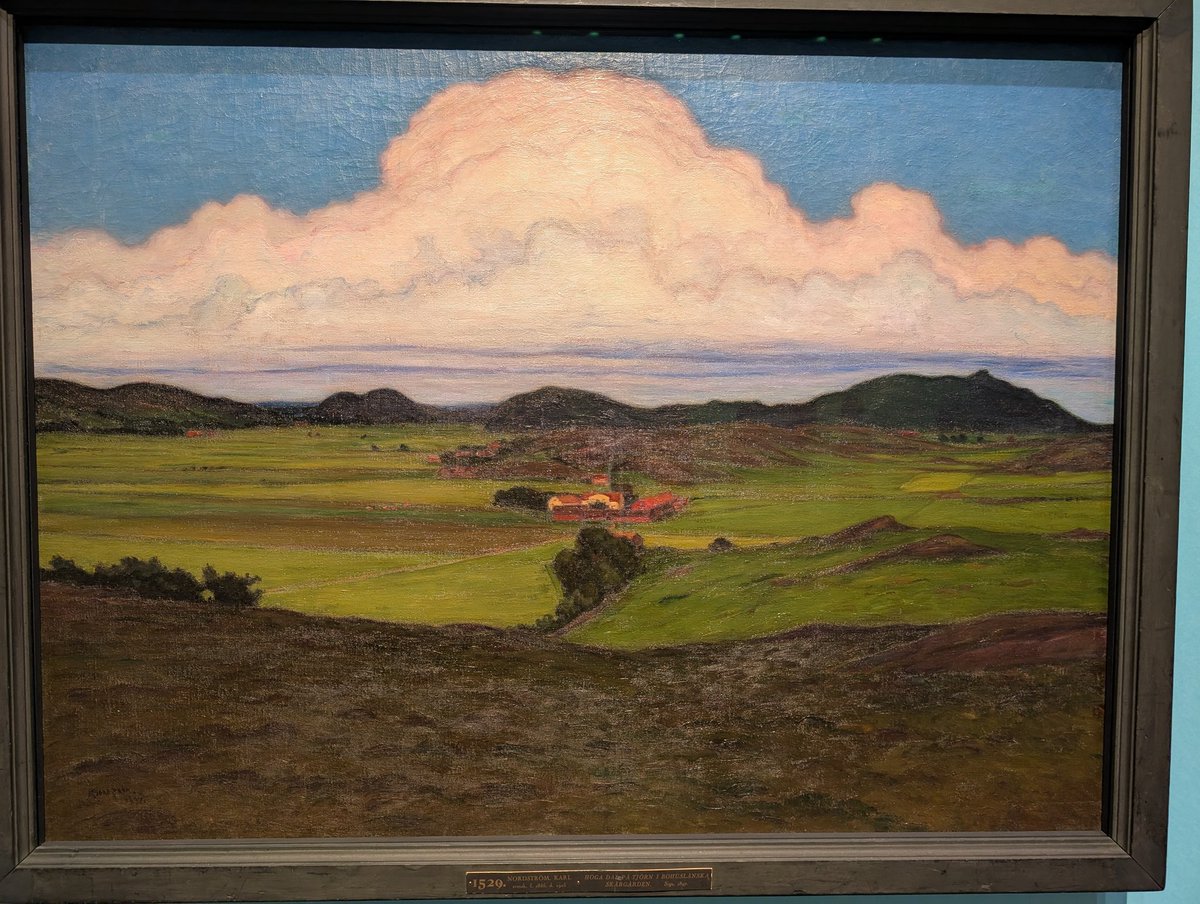 Minako0815's tweet photo. 昨日は、＃愛知県美術館　「スウェーデン絵画　北欧の光、日常のかがやき」展へお出かけ。印象派やバルビゾン派に影響を受けた画家の方々の作品は、とても美しく眼福だった。透明なしおり購入したけど、絵はがきの方がよかったかな。 https://t.co/4hXjzGXiCd