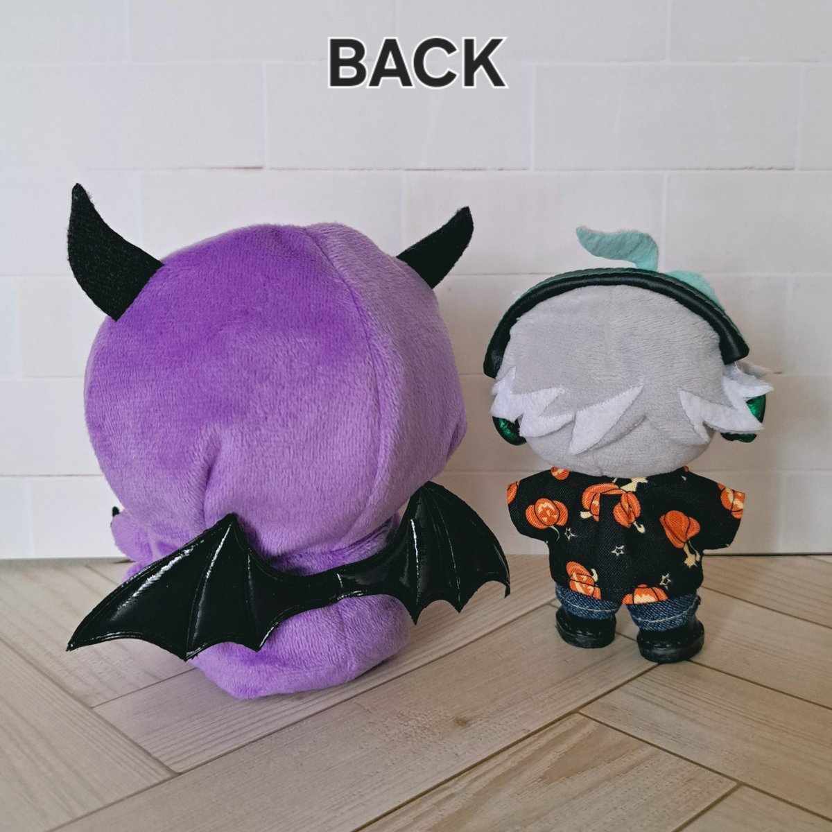 yu_pasha2's tweet photo. 🆕️おすわりハロウィンモンスター🦇
(ちびぐるみサイズ)

🆕️ハロウィンのシャツ(かぼちゃ)🎃
(10～12cmぬいサイズ) https://t.co/B5dU11SxbR