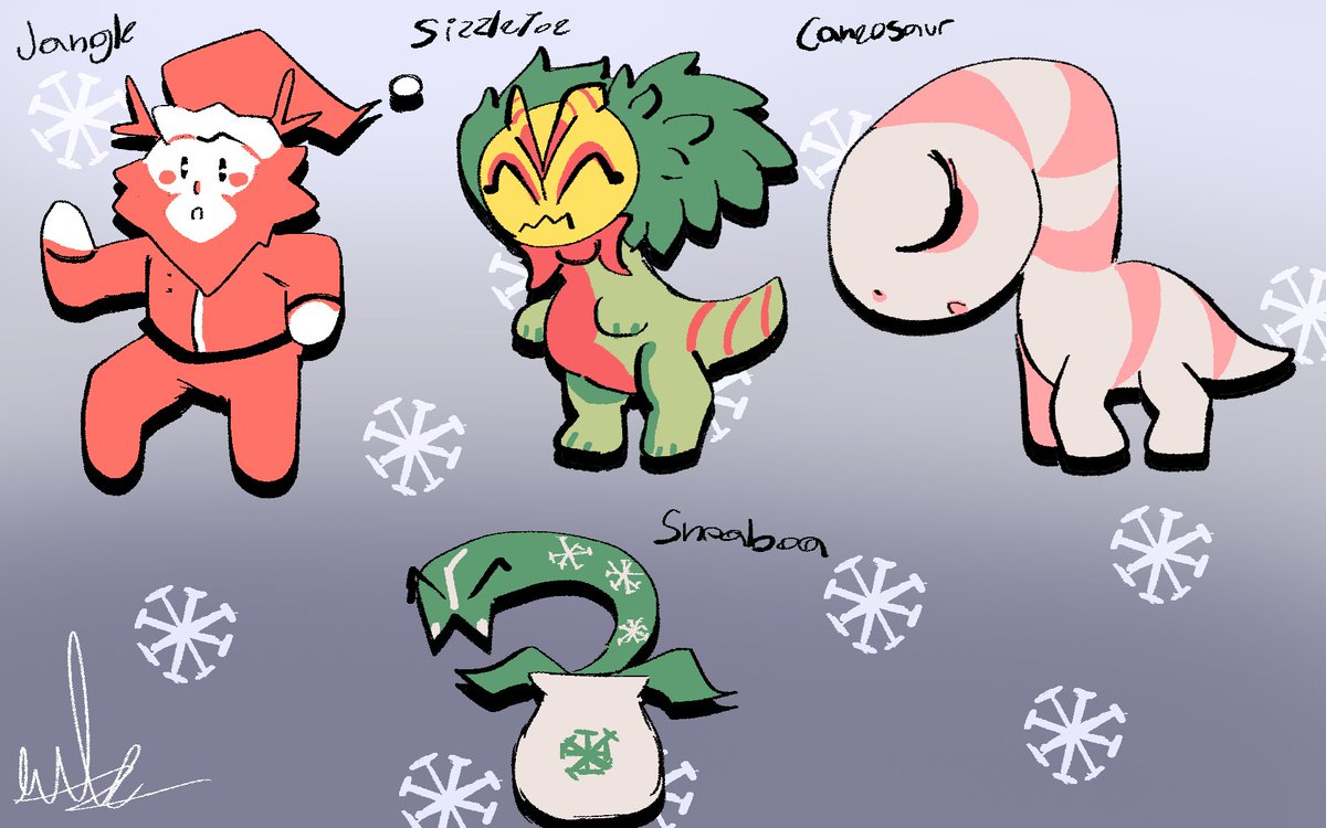 RubyPncake's tweet photo. Residents of the Ice Palace.
Ruled by Queen Holiday
#deltarune #deltarunechapter6 https://t.co/AtSsACtDWt