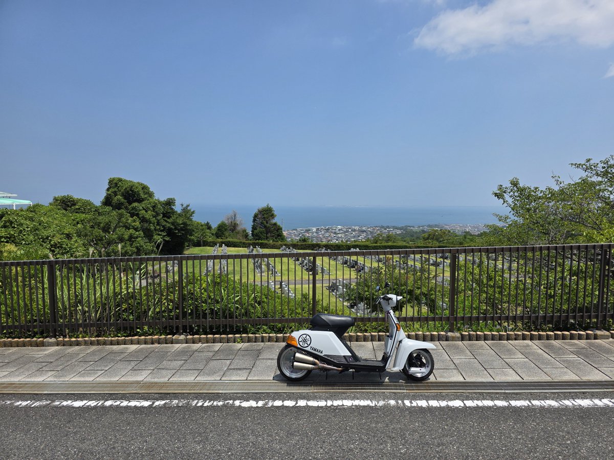 dadakram's tweet photo. せんなん原付ミーティングにベルーガで参加、
お墓参りも出来るんで一石二鳥❤ https://t.co/Q7P6t1zBV8