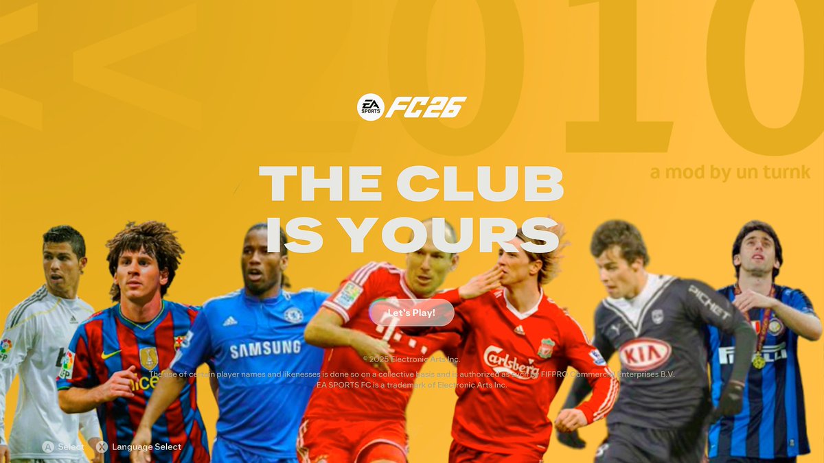 fcmodnews's tweet photo. [FREE] Classic Patch 2009/10 Season Patch Beta Test FC26 TU1.6.4 by un turnk Download : https://t.co/vRYWpf2xj0 https://t.co/lYusraj0Tu