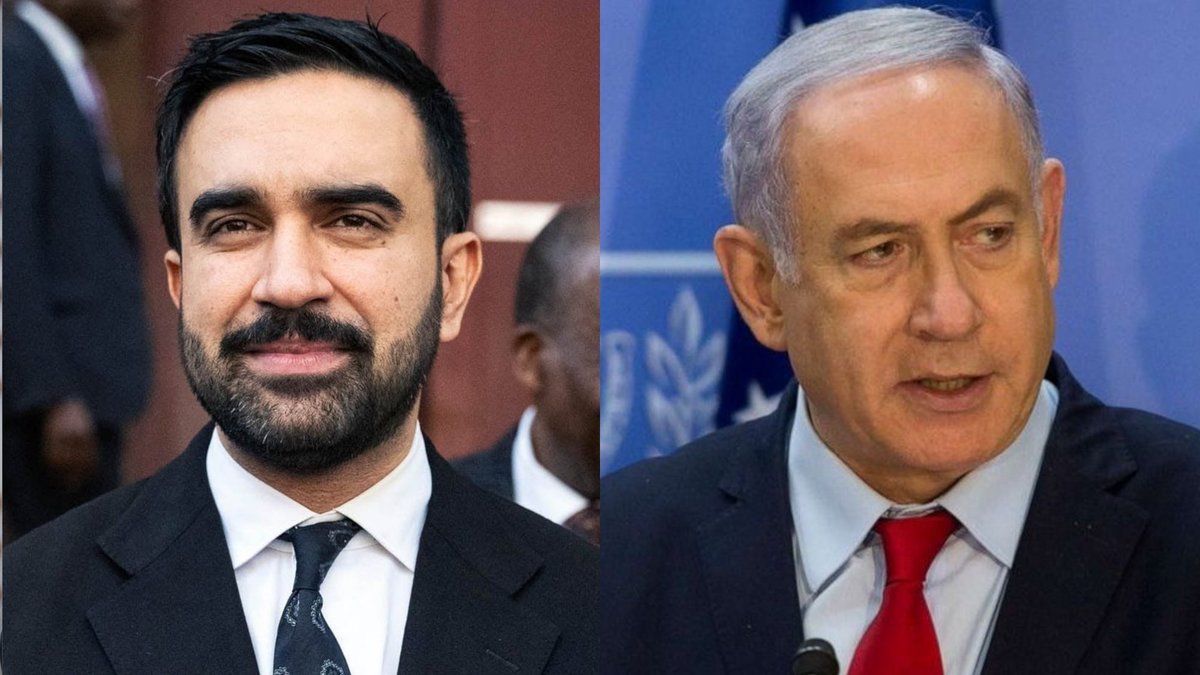 bengalosint's tweet photo. NYC Mayor Zohran Mamdani called Israel's Prime Minister Netanyahu a war criminal.

"We're trying to see if we can arrest him during his September visit." https://t.co/dal77cw9s4