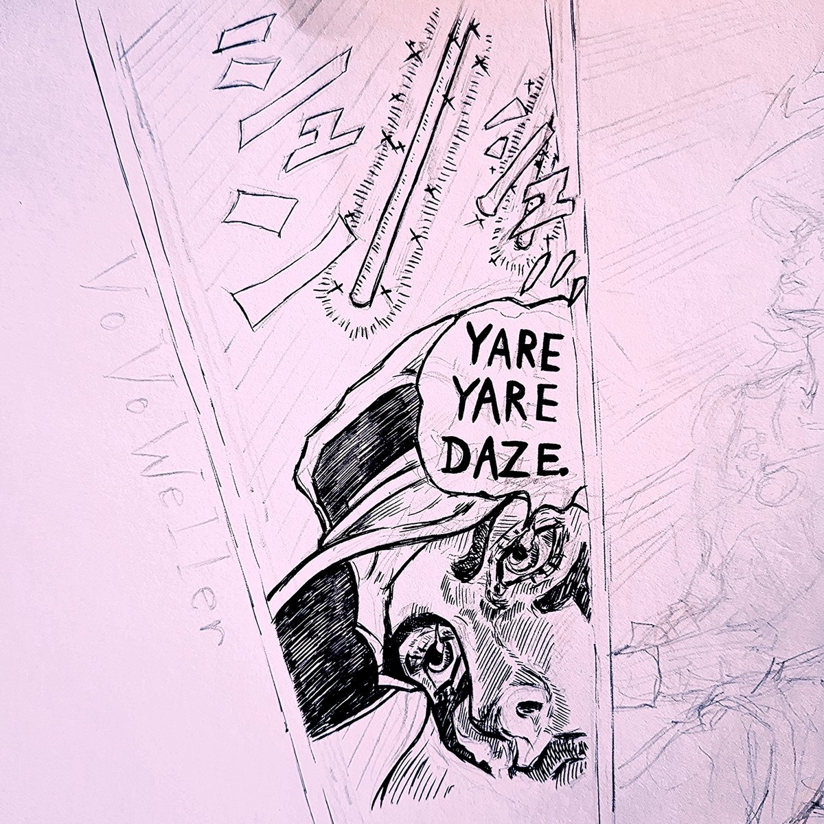 VoVoWeller's tweet photo. 𝐖.𝐈.𝐏.
“So you're sayin' if we don't surrender, the only path left is violence, huh? You sure about that', asshole? That just happens to be my area of expertise.”
—Paco Laburantes
#JJBA #JOJOLands https://t.co/eMKaNnsxOi