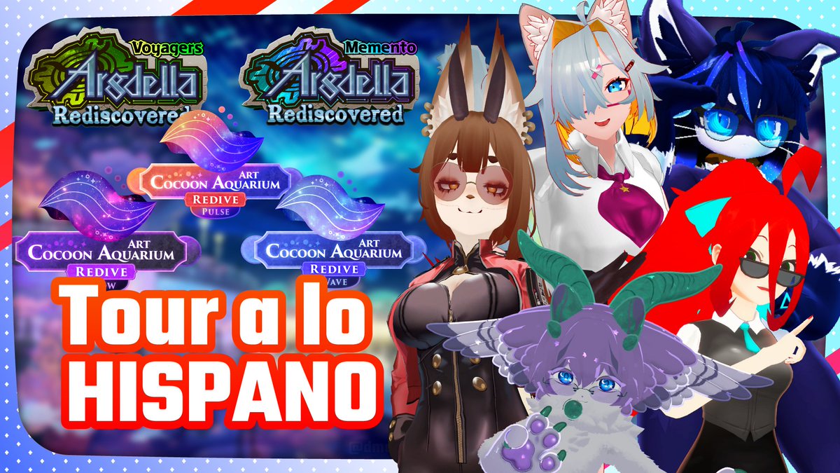 VrUranicthewolf's tweet photo. ¡La aventura continúa! 🎉 Acompáñame nuevamente en stream junto a los Embajadores Hispanos para seguir explorando todo lo que la Vket tiene para ofrecer. 🌎💙 #Vket #VirtualMarket #VRChat #Twitch #Streaming #Español
🎥 ¡Los espero en mi Twitch! a las 6pm CST https://t.co/TKpBKyvnxT