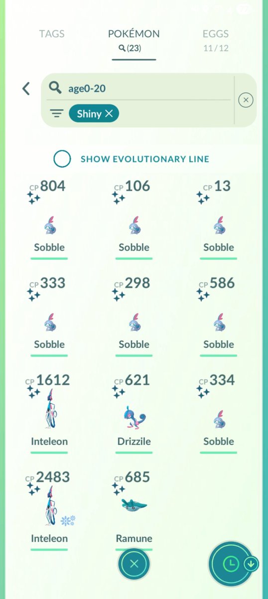 RivedJargon's tweet photo. All the shinies I got while in Japan (I think I only got like 4 outside of community and gofest) https://t.co/2PA1LEYiP9