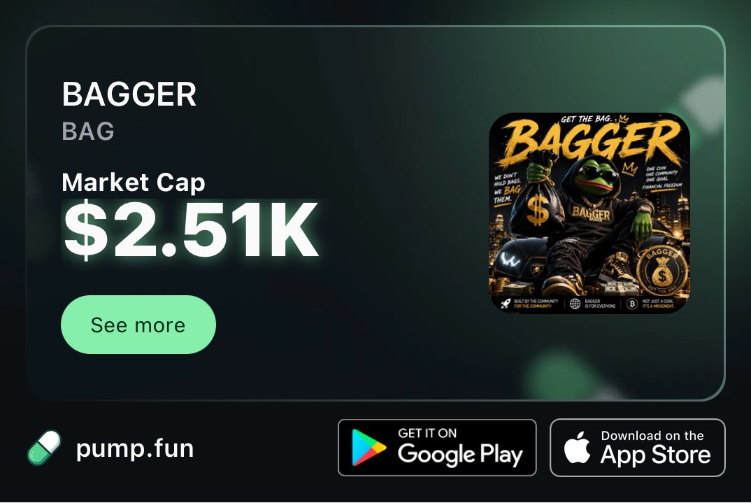 BAGGER_COIN's tweet photo. https://t.co/MuVrgsPFMs https://t.co/hbMxNv3AKS