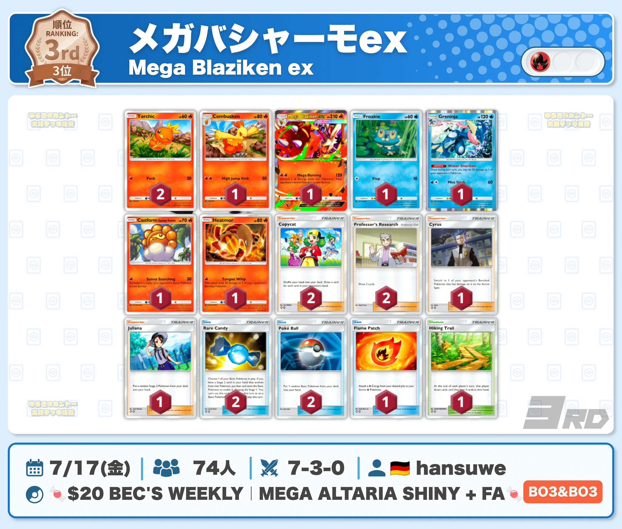 カントー地方のゆうき｜ポケポケデッキ紹介 on X: 