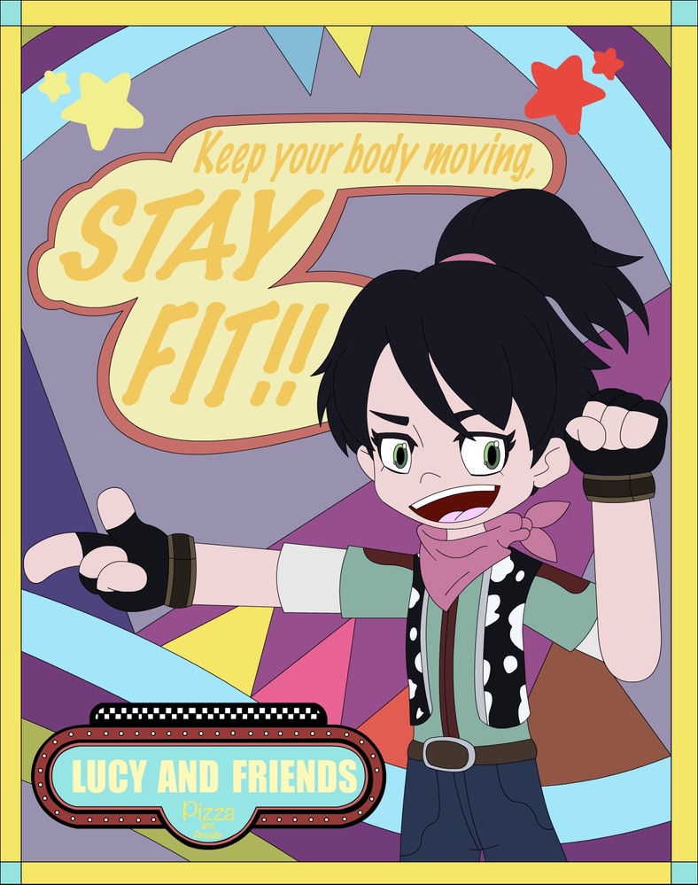 PeridotAlex003's tweet photo. More Lucy and Friend's Pizza & Ice Cream Stuff with some Brand New Posters with a delicious Cream 'n' Chocolate Alex's Shake, May telling you to Stay Fit for your workouts & Alex A's Sunrise Menu and Alyssa's Midnight Snack Posters!! #Ninjala #FNAF📷📷 #FNAL @Frances_JackD https://t.co/8uTZ8i643z