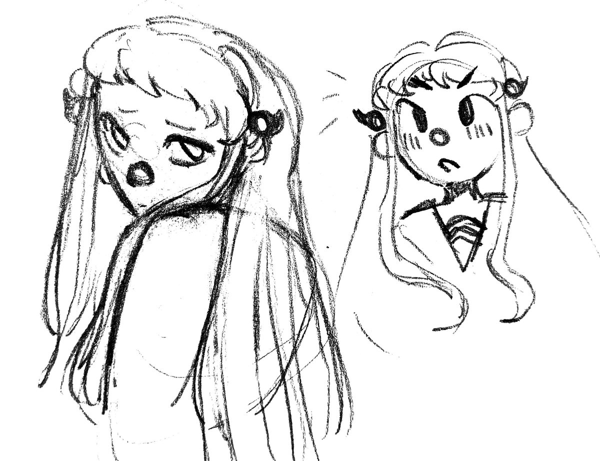 doll_radio_'s tweet photo. Ok sharing more of my Nene sketches #tbhk https://t.co/MXSuNQm5uH
