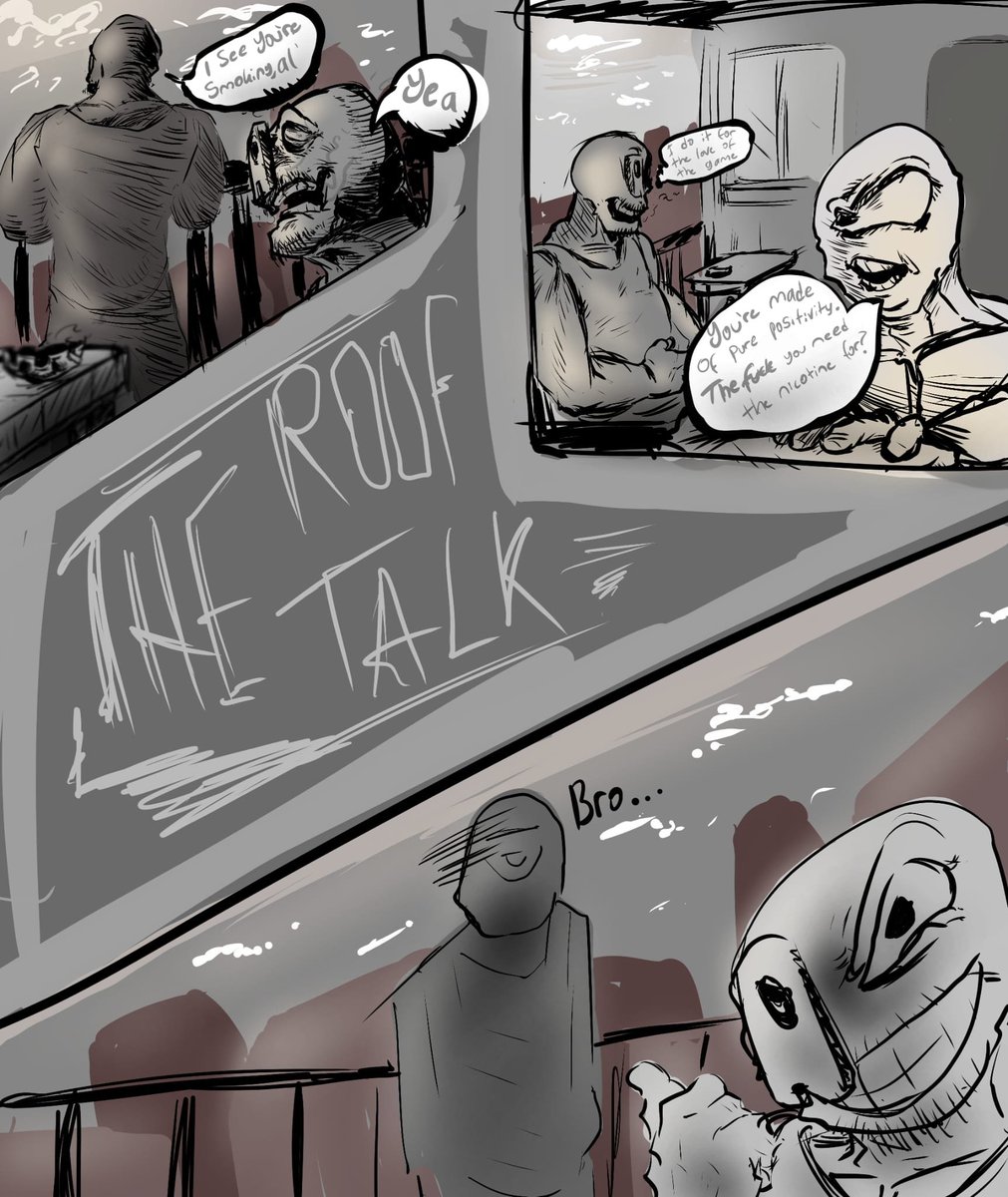 YosoueFF's tweet photo. The roof talk 

#comic https://t.co/UAz5gj9mu3