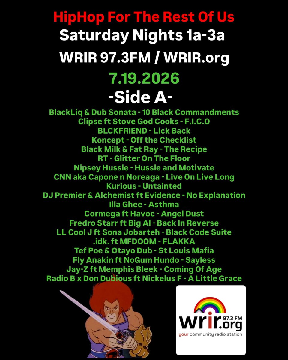 BlackLiq's tweet photo. Moments make music so music can make moments. Hip-Hop For The Rest of Us is live 1a-3a on @WRIR973fm or anytime via the stream link at https://t.co/eBa0dAw5Eb where you can run it back via the archive. #WRIR #RVA #nyc #nootherway #WOFTD https://t.co/secF5frRbu