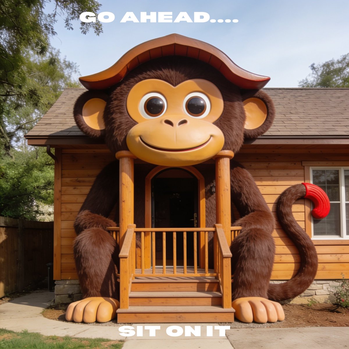 PorchTheMonkey's tweet photo. I got enough porch for any occasion https://t.co/rkAKQU6LQu