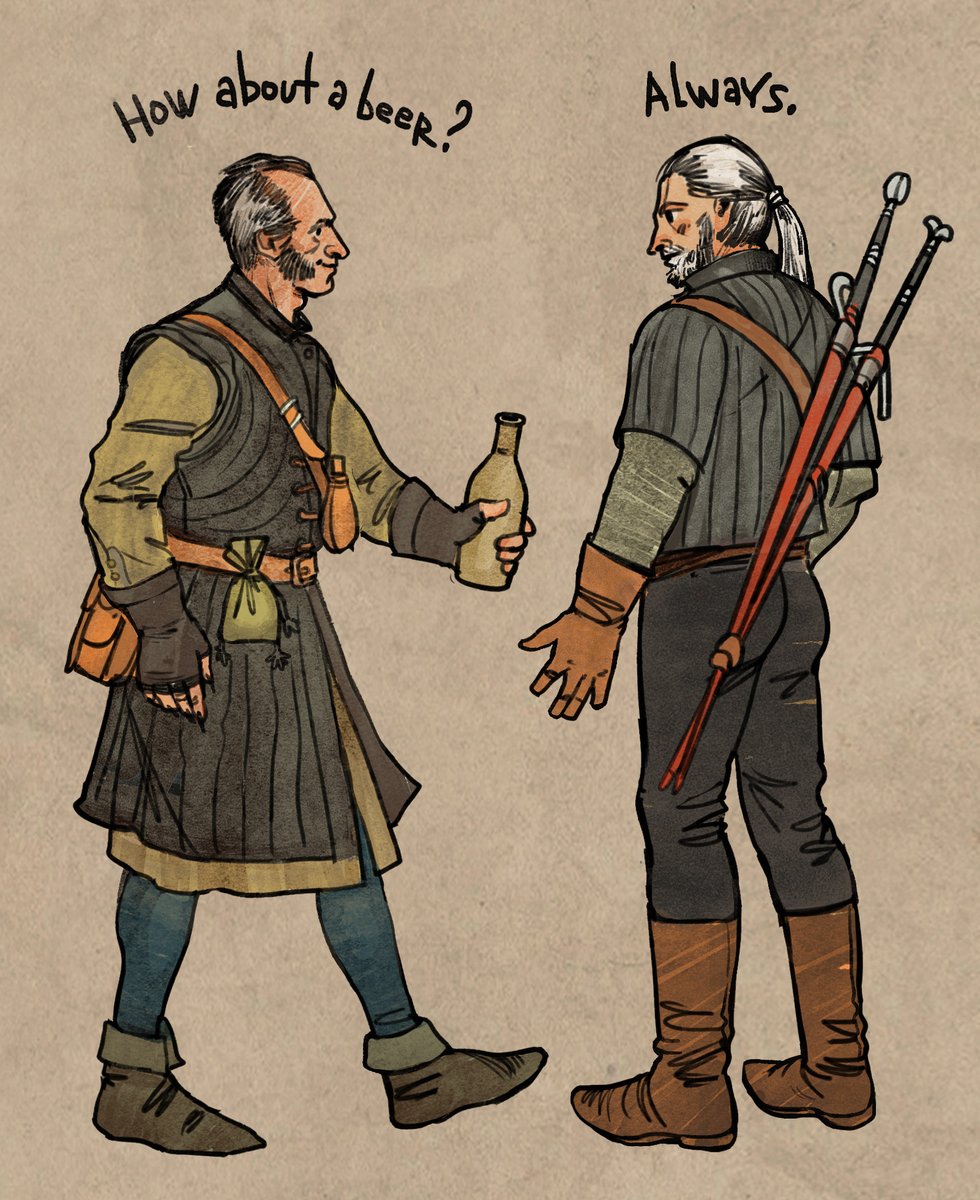 celezart's tweet photo. Best friends from Witcher.
«...After all that toil, i believe we deserve a bit of a rest» (c) https://t.co/9kLwkSDjBq