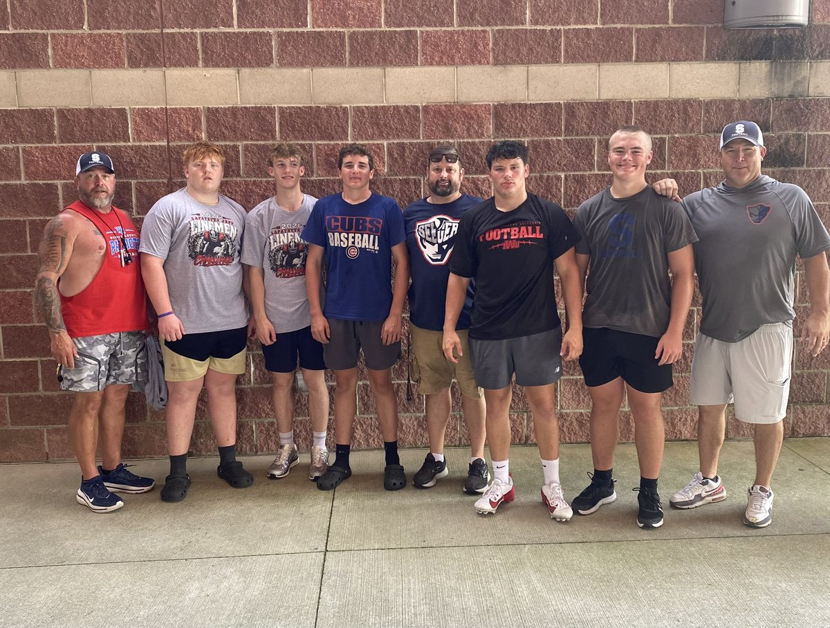 pack_patriot's tweet photo. @SeegerFootball represented well today at the big man challenge at Jeff High School! Finishing 7th out of 21 teams. They held their own against some big schools!

@DinerPod @jconline @coachcronkDC https://t.co/WzWES8LHxo