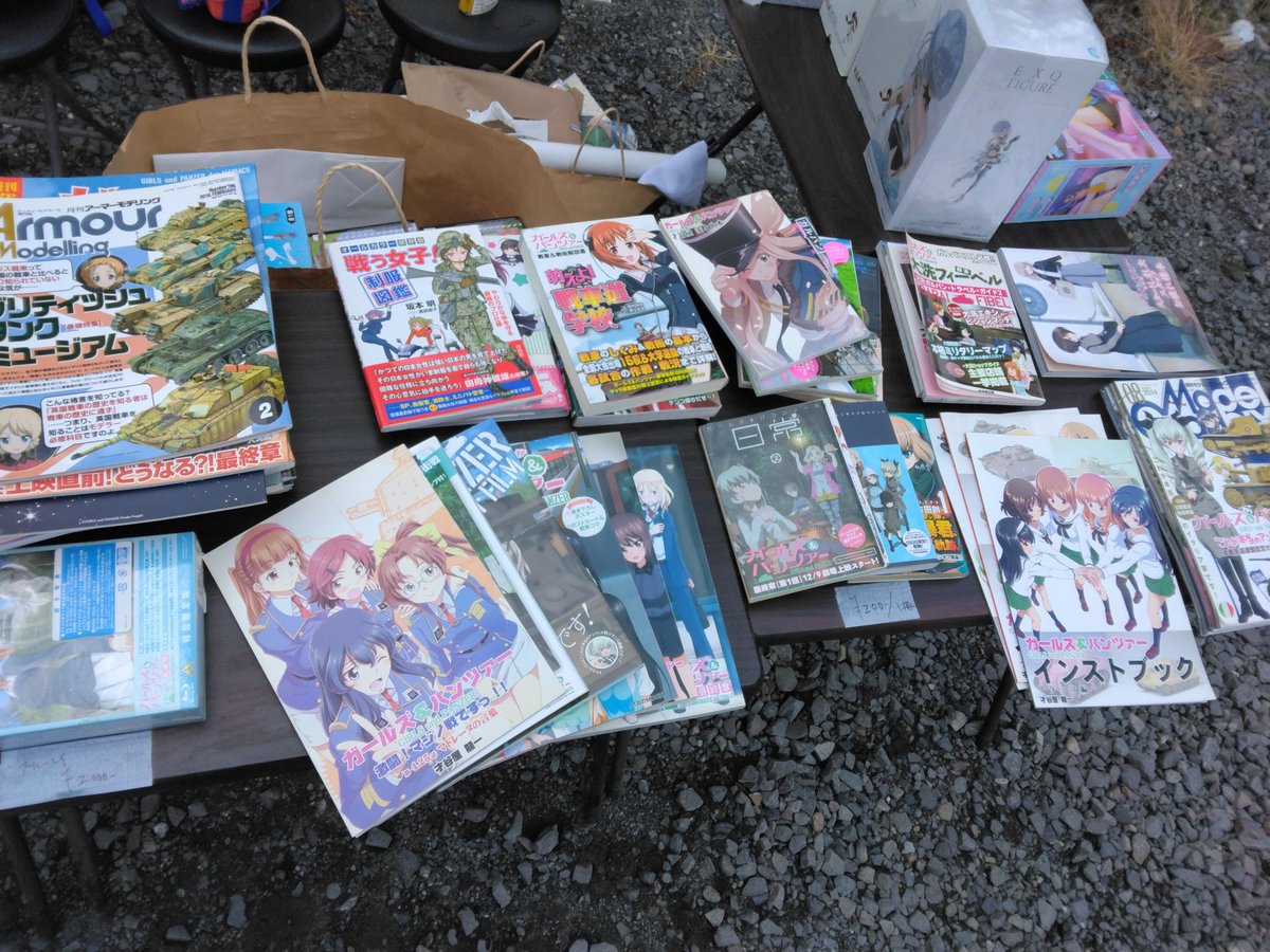 oaraikosyo's tweet photo. おはようございます。
アカウント主の兄です。
鳥考さん駐車場でのホビーフリマ、準備完了しました。
現金のみの対応になります。
お暑いな���ではありますが、足を運んでくだされば幸いです。
宜しくお願いします！ https://t.co/wHdtJeMQkj