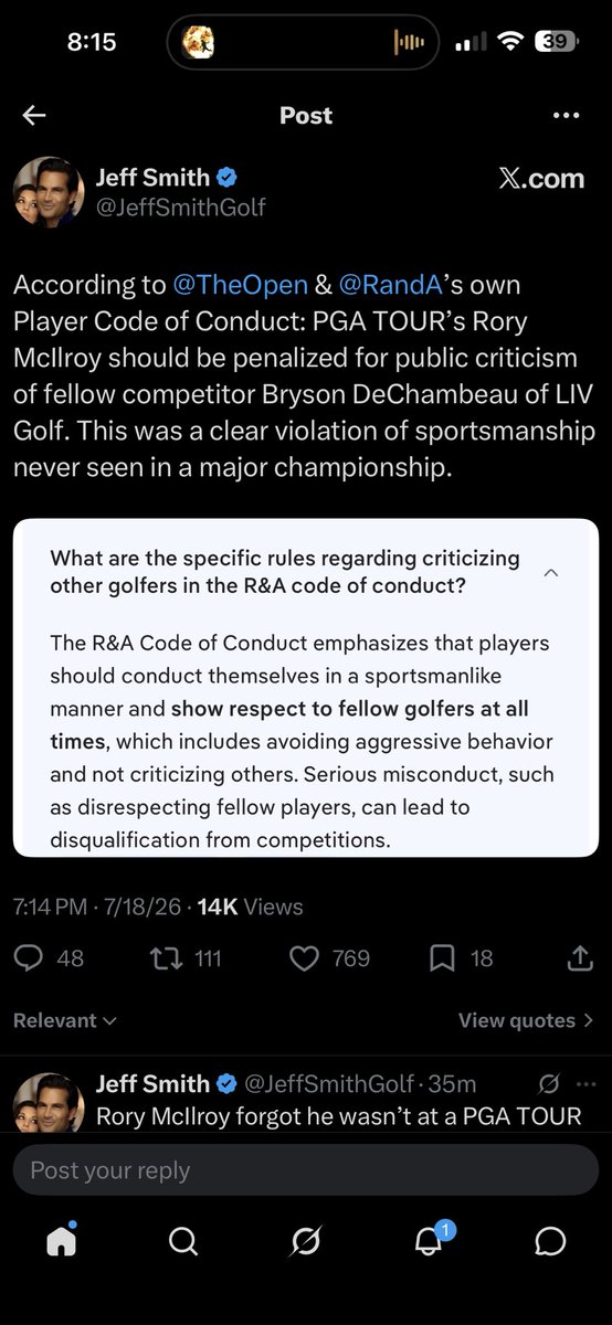 JRITTER23's tweet photo. @UsedGolfFacts 🤷🏻‍♂️ https://t.co/FlNJu7Inug