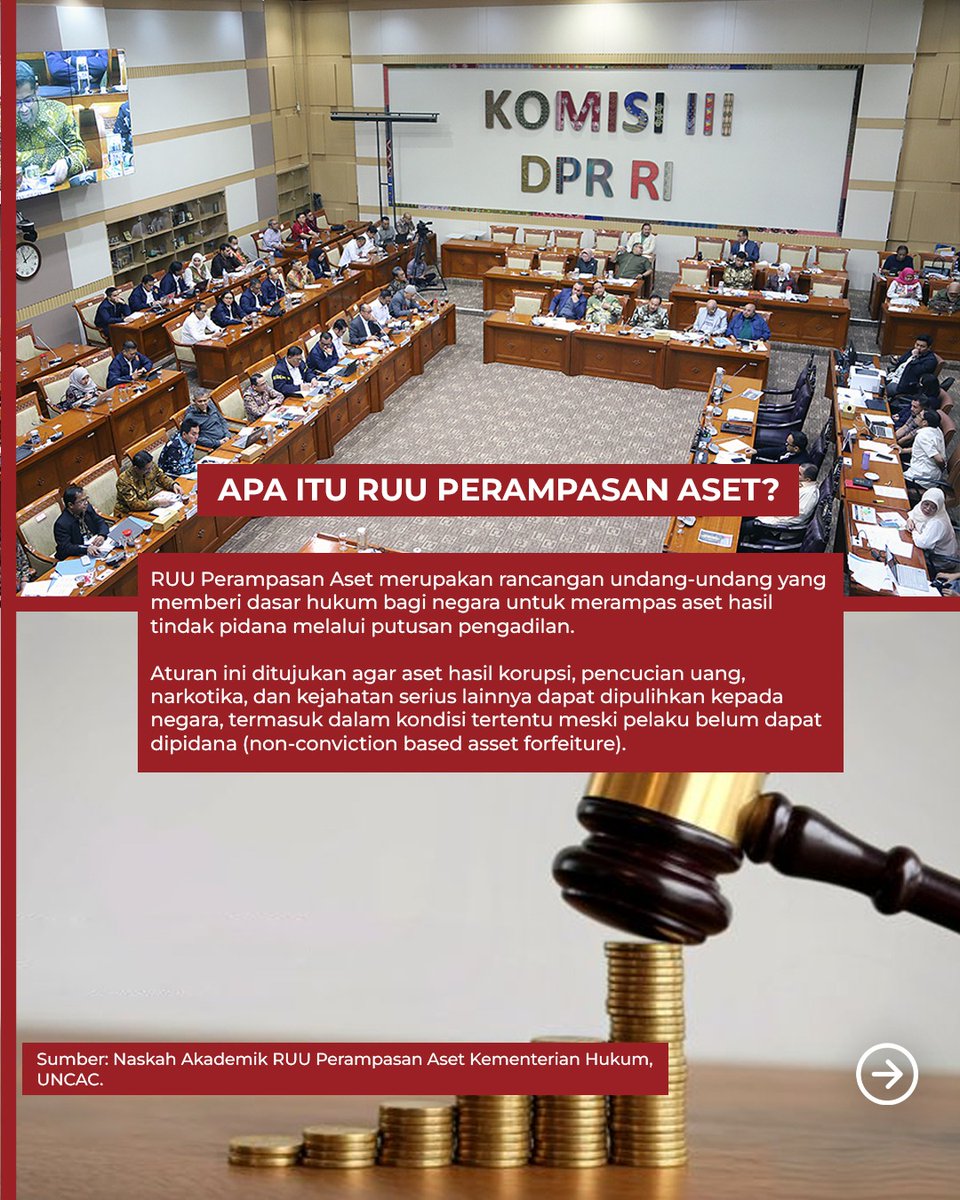 tvOneNews's tweet photo. RUU Perampasan Aset masih menempuh perjalanan panjang sebelum memasuki tahap pembahasan intensif di DPR.

#StoryOne #PhotoStory #CariBeritaditvOne #RUUPerampasanAset #KasusKorupsi #DPRRI #PS01 https://t.co/5xEN6FNsry