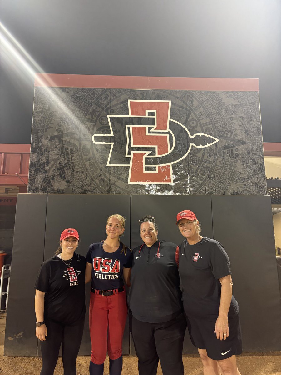 BYablonicky2028's tweet photo. Thank you to all of the SDSU coaches and staff.  Go Aztecs.
@coachalyssarazo
@los_staff
@softballamerica
@lineDsoftball
@ExtraInningSB 
@usasoftball
@sdsu_softball
@StaceyNuveman
@PrepSoftball
@MaxPreps https://t.co/fKffD86CEV