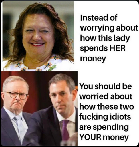 MrsS2023's tweet photo. Memo to the #Lefturds........
The trillion Dollars of #albanese debt will cripple Australia https://t.co/NuyTFwmVUS