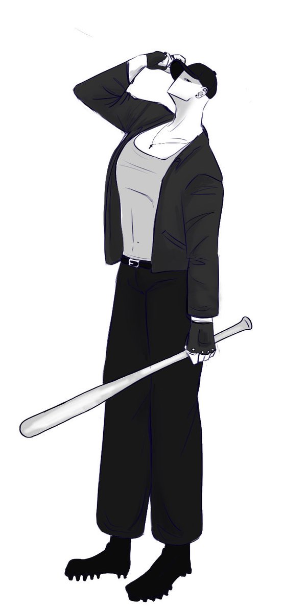 DewieDoo's tweet photo. I present my OFF AU: SugarRot!
#offgame #offau
Essentially, a rotted Elsen body had been found and was thrown into the furnace which made a giant bad batch. 
(Continuation in comments :D )
(also I have massive art block right now so have my old Batter&amp;Zacharie designs for the AU) https://t.co/c2Tgg0PBbp