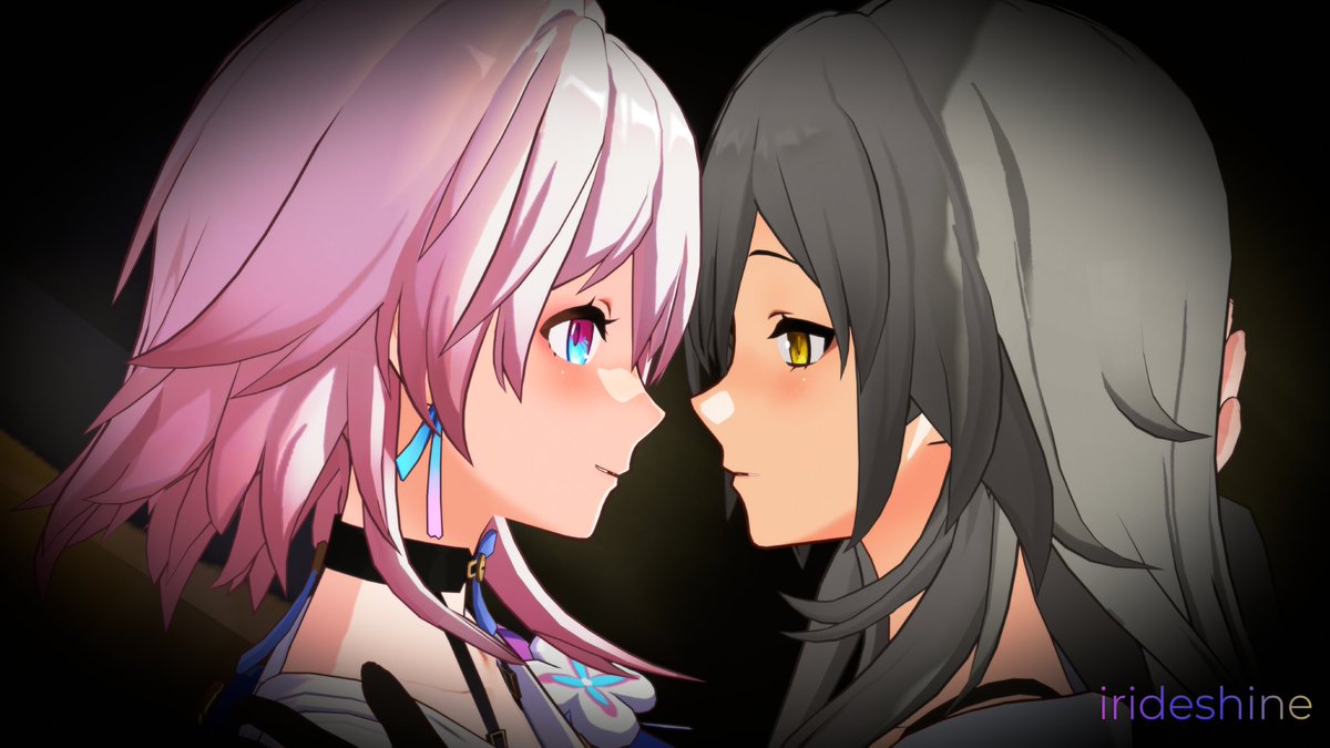 irideshine's tweet photo. leaked cutscene from 4.5 totally, follow me for more saucy yuri leaks

#HonkaiStarRail #stellemarch https://t.co/c597P2v4hb