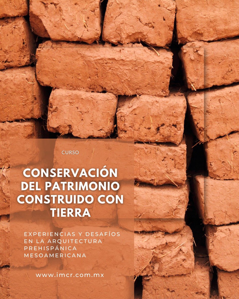 juces1210's tweet photo. Para quienes estén interesados/as, en la conservación de las estructuras de tierra en el sureste mesoamericano. Acá les dejo los detalles del curso que inicia el 22 de agosto: https://t.co/X9Mxueg4gt https://t.co/Bxevf2RX08