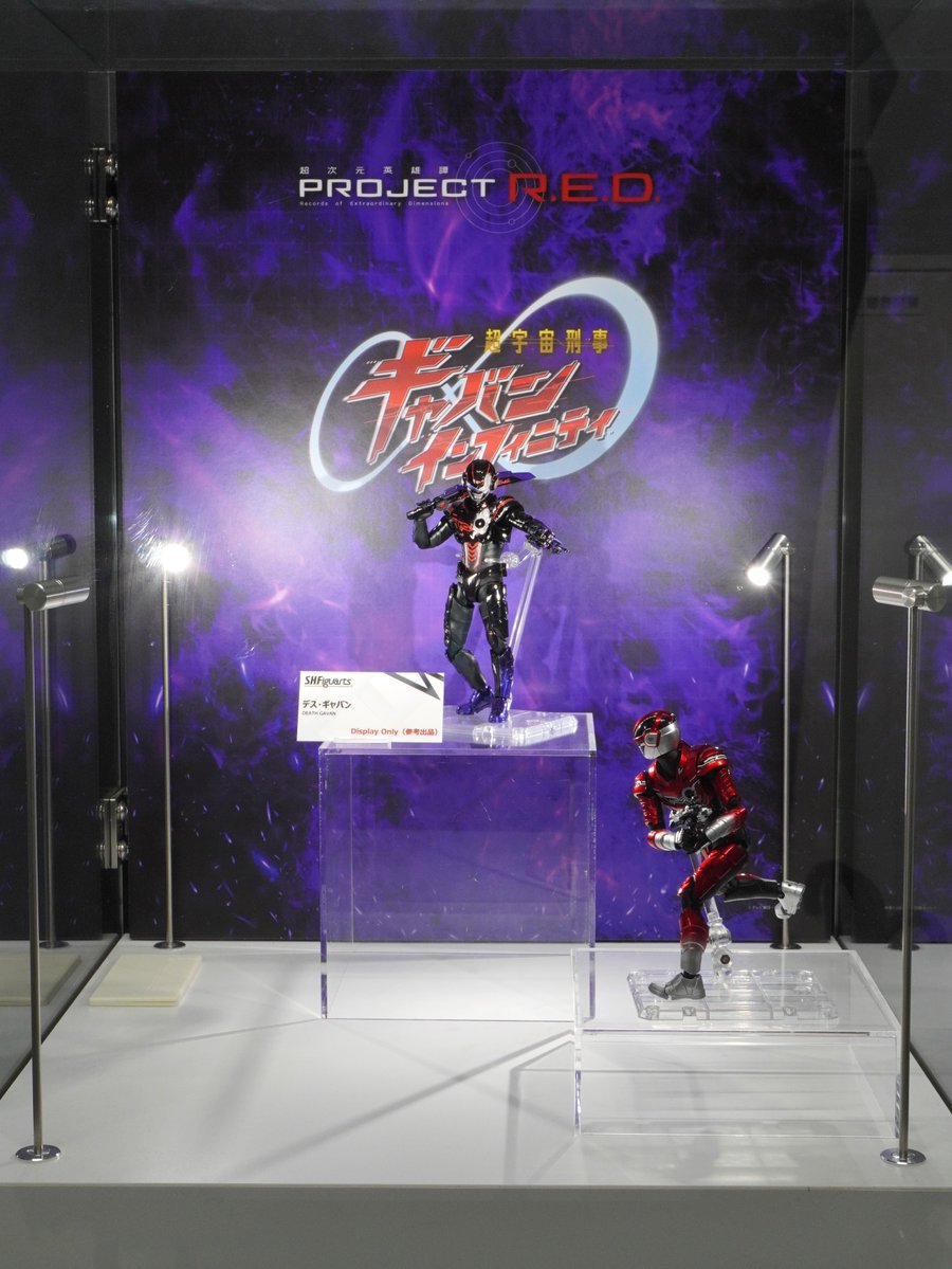 tamashii_tnt's tweet photo. 魂ストア東京 展示情報🆕

魂ストア東京で開催中の「TAMASHII NATIONS LIVE ACTION FIGURE EXPO 2026」に、
最終回を迎えたPROJECT R.E.D.『#超宇宙刑事ギャバンインフィニティ』より
「S.H.Figuarts デス・ギャバン」を追加展示❕

ぜひ店頭でご覧ください👀✨

#超ギャバン #GAVAN #t_shf #魂ストア東京