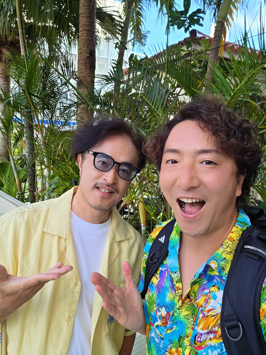 MIKE_Sugiyama's tweet photo. 昨日のアニベンチャー44
ご来場の皆さんありがとうございました！😊

朝からゲストの松原剛志くんと。 https://t.co/YNBYQMe10A