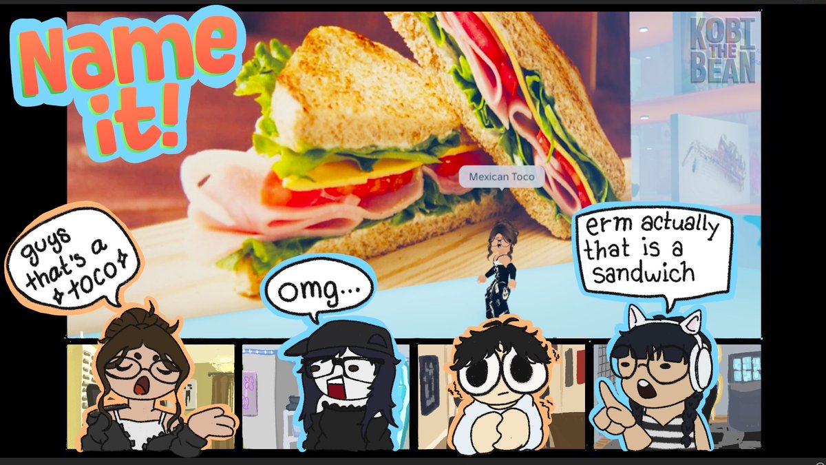 KobiTheBean's tweet photo. New Thumbnail for "Name It!"

#roblox #robloxthumbnail #artist #gaming #robloxgame #robloxdev https://t.co/6QF3ZqBvdC