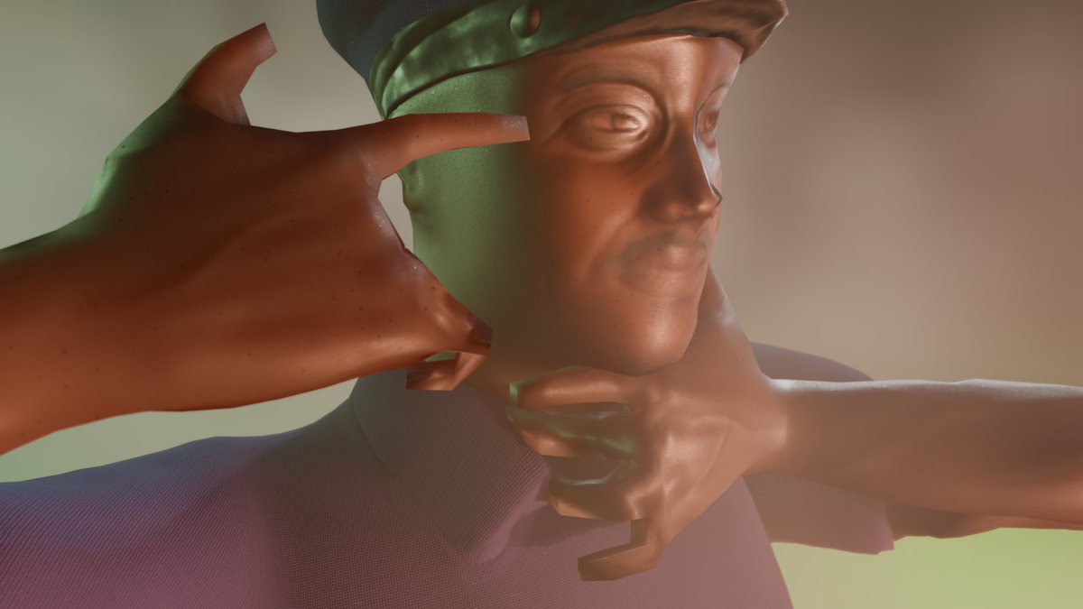 KOSAyoutube's tweet photo. I’ve been working on this new postman character, what should I name him? Anyway, he’s here to tell us about current events and drop off mail at the mailbox I made earlier. #mailman #blender #b3d #indiegames #pcgames https://t.co/0YuerHnpla
