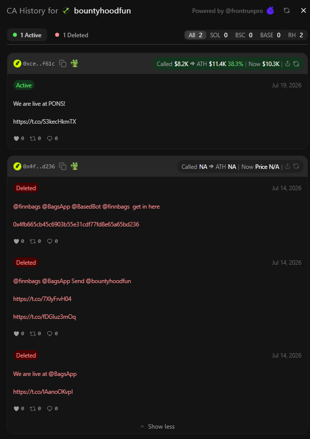 LolyM0on's tweet photo. @bountyhoodfun scam 0xcec3e3fcbbe7bcfaf262f3bc8d163e50c9b0f61c https://t.co/I28snW6VBI