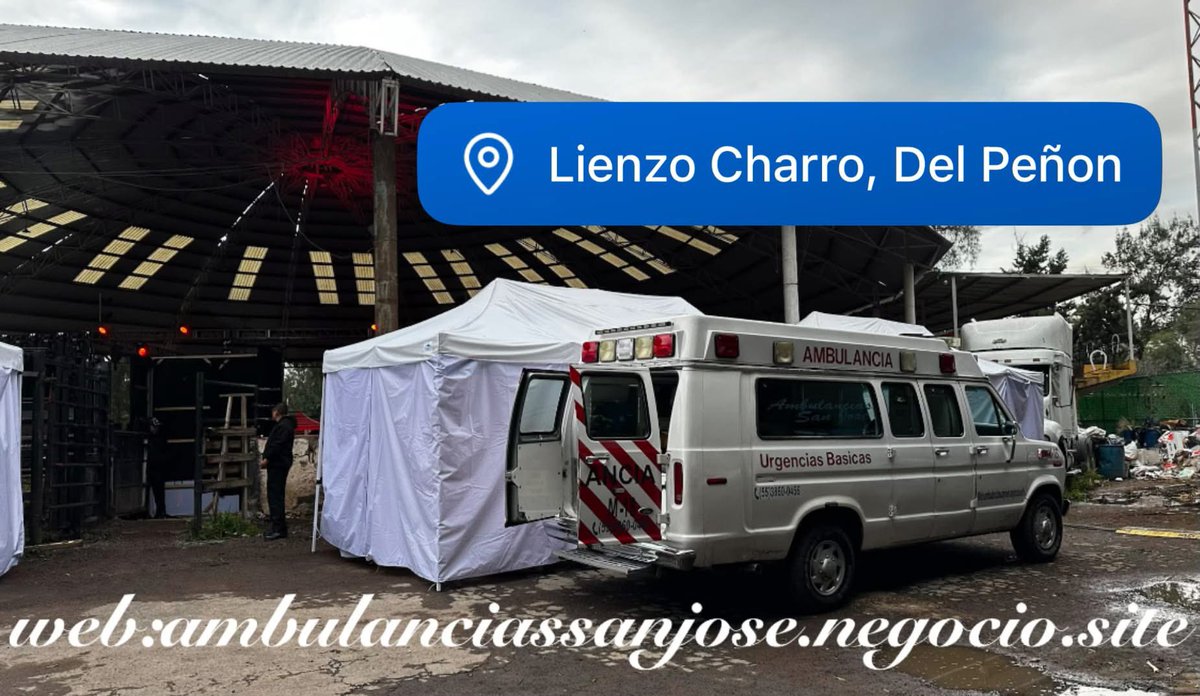 AmbulanciasJ's tweet photo. Buena tarde iniciamos con la cobertura de Evento Deportivo (Lucha Libre Profesional)
Siempre a tu Cuidado. https://t.co/KZ8jtOmAFu