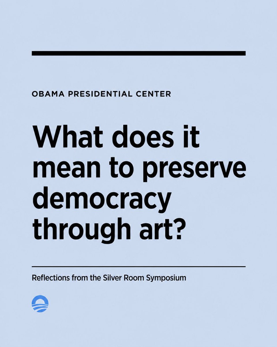 The Obama Foundation tweet media