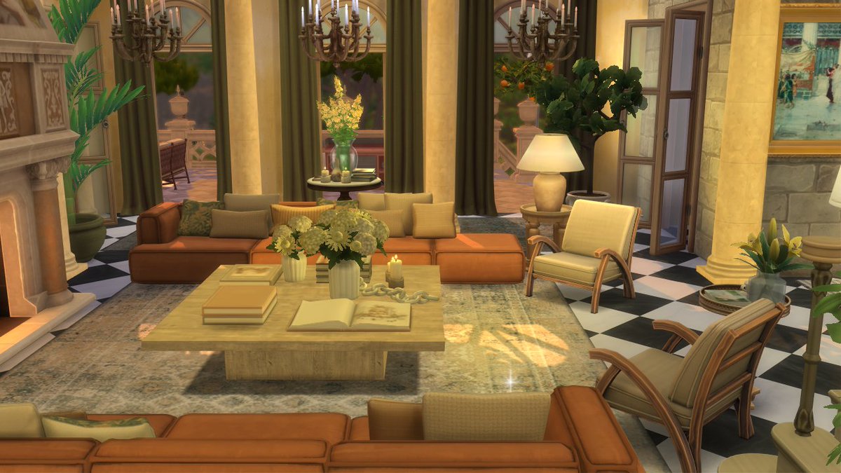 Willian10L's tweet photo. Richesse Palace, following a makeover now that our matriarch is nearing her coronation.

#ShowUsYourbuilds #RoyaltyandLegacy #TheSims4 #simscommunity #simblr #sims4cc https://t.co/TkWwy1Aeiv