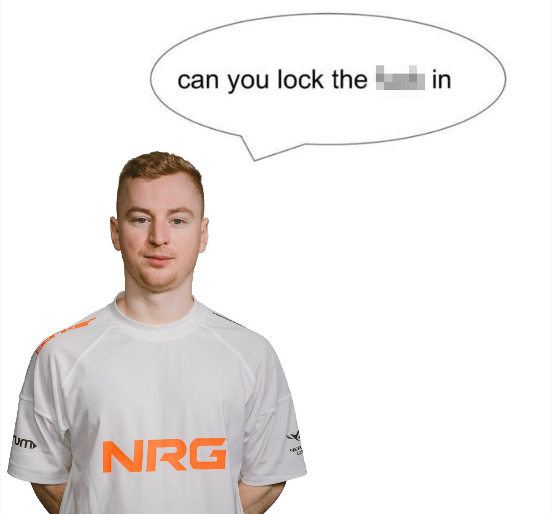 NRGgg's tweet photo. NRG comeback merchants I need you to activate now more than ever https://t.co/mKGZRrbAFT