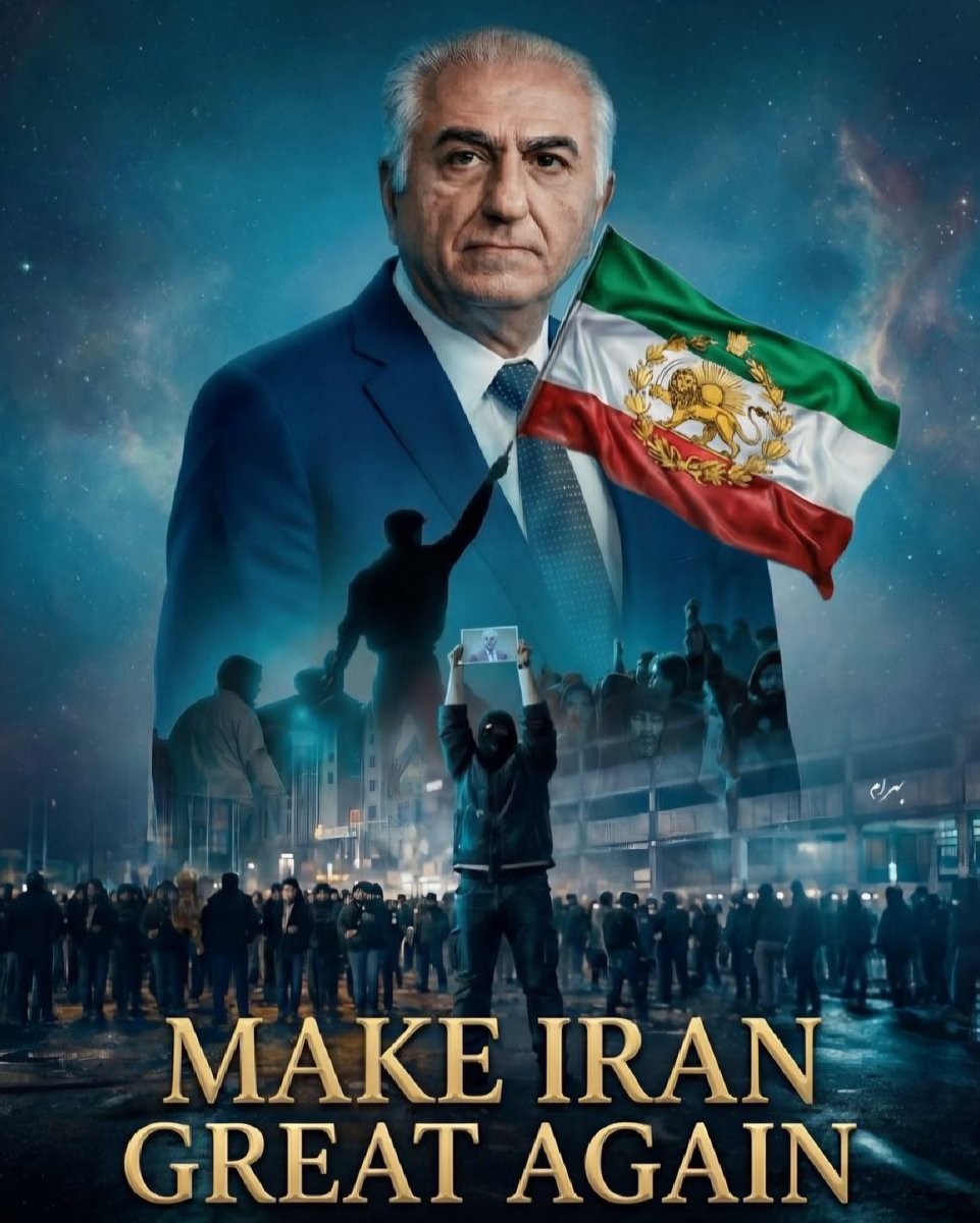 Captain77640701's tweet photo. Absolutely right
the only ultimate solution for 90 millions of Iranian people, American nation state people all the free spirited patriotic civikians across the world region, Israel's security passage and revival of brightest era moving into the future with safety peace rational wisdom, humanistic civioized vales and liberty freedom prosperity decency conviction foundation inspires our time
🫡💯💯💯
🙏🙏💪💪
God bless, Trump having the balls to end a 47 year war with terrorist and freeing the people along the way. 
Love watching Venezuela thriving and free because of him. Cuba next. 
No Other Man could.
God bless America President Trump
unity alliace partnership will shine the greatest soles
#ThanksTrump
#JavidShah‌‌‌‌‌ 
#KingRezaPahlavi‌ForIran 
#Iranrevolution2026