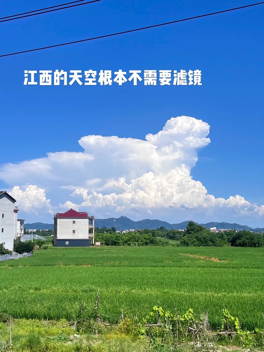 5xingchen5's tweet photo. #江西的天 江西的天空根本不需要滤镜 https://t.co/jFEdnW3VyQ