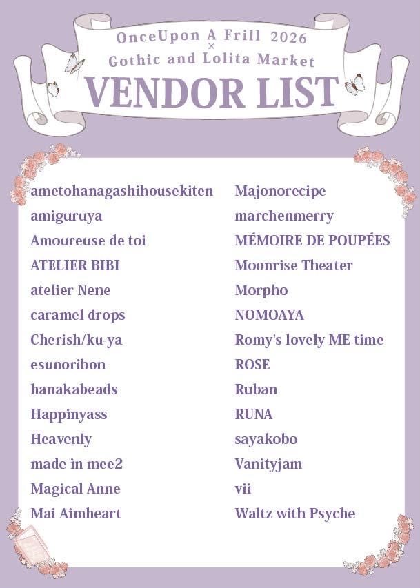 Goth_LoliMarket's tweet photo. 🌹𝐆𝐋𝐌 × 𝐎𝐔𝐀𝐅 𝐚𝐭 𝐀𝐮𝐬𝐭𝐫𝐚𝐥𝐢𝐚 🇦🇺

メルボルンで開催されるゴシック&amp;ロリィタイベントとGLMのコラボが決定✨
オーストラリアのロリィタさんへ作品をお届けいたします🕊️

🎀𝐎𝐧𝐜𝐞 𝐔𝐩𝐨𝐧 𝐀 𝐅𝐫𝐢𝐥𝐥公式サイト
https://t.co/D7nvC5jskR https://t.co/oHveLra4Aj