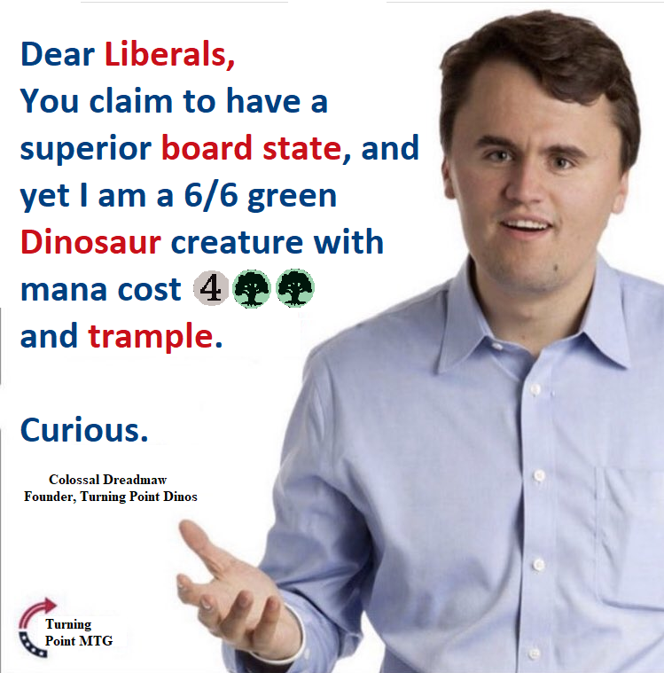 arctotherium42's tweet photo. This is wrong. Kirk was not a particularly hated figure before he was killed; he was seen by Redditor-types as a goofy meme figure of mockery (see below, from 2023). He was only demonized by lefties *after* he was murdered, to retroactively justify the assassination. https://t.co/GsiPPX7qVg