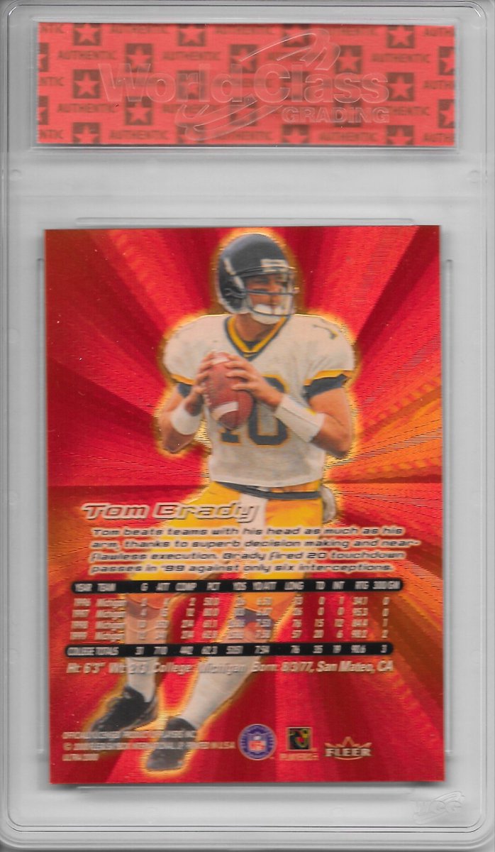 TresorSports's tweet photo. Let’s just get this out!
THIS IS A FAKE PEOPLE!
This has been known at least for years!
There is no 2000 #Fleer Ultra #TomBrady #Rookie PolyChrome Card! Or Gold #Refractor!
You didn’t outsmart everyone else on #eBay! Stop spending $300+ on these!
#thehobby #FootballCards https://t.co/sQVKagKmo7