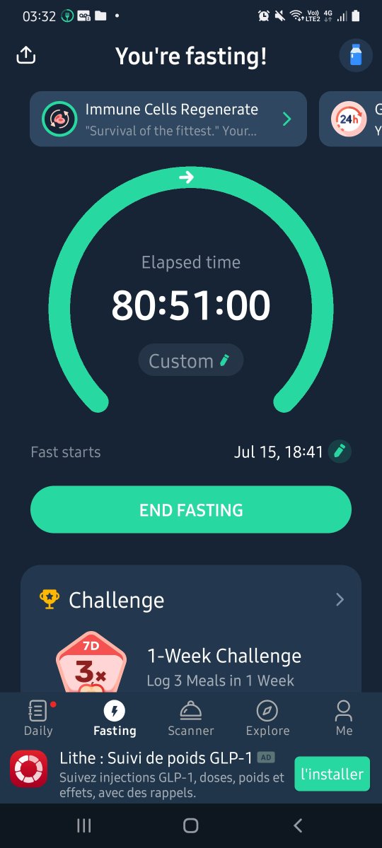 v4amp0's tweet photo. Just ended my liquid fast with a tuna salad!
So proud of myself because ive never fasted this long before https://t.co/wdwklfvwup