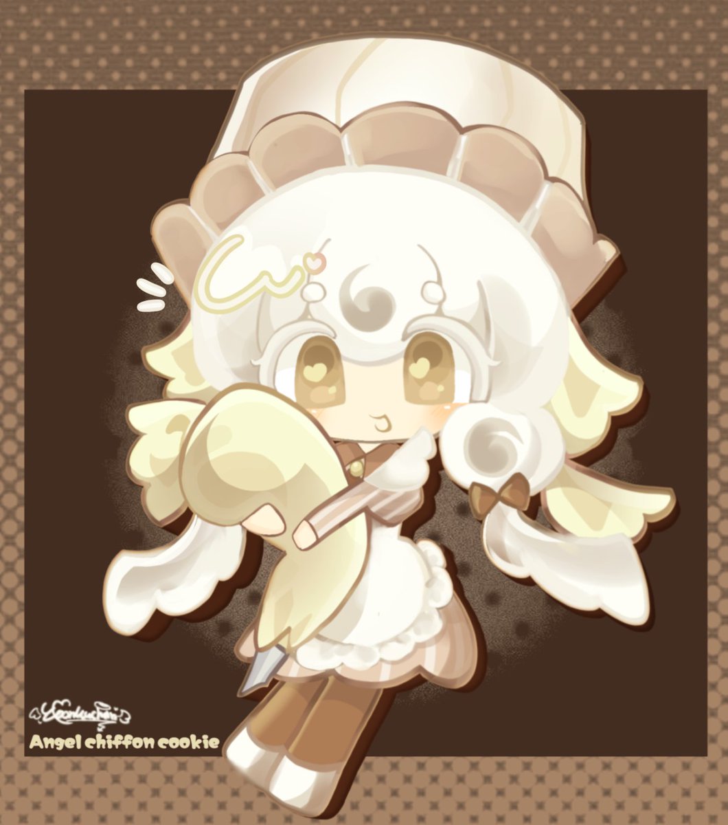 Yoonkuchan720's tweet photo. 🥨ੈ♡˳ 𝓐𝓷𝓰𝓮𝓵 𝓒𝓱𝓲𝓯𝓯𝓸𝓷 𝓒𝓸𝓸𝓴𝓲𝓮 ⋆｡˚🥯 

#cookierun https://t.co/cCT6ZnylpK