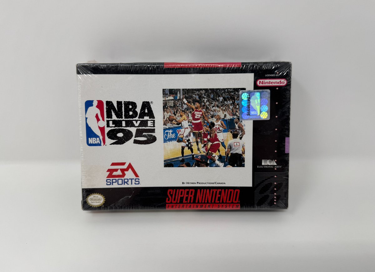 rareactionfigs's tweet photo. Nintendo
Super Nintendo Entertainment System (SNES)
NBA Live 95
1995
*factory sealed*
🏀
Asking for $150
Free shipping
Offers accepted

#nintendo #SNES #supernintendo #nbalive #nba https://t.co/sfzD2WvrF6