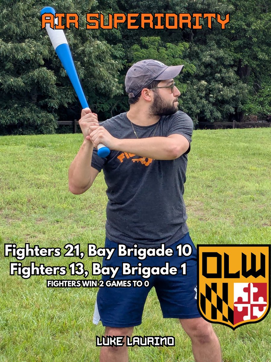 oldlinewiffle's tweet photo. The Fighters score lots of runs in making quick work of the Bay Brigade #wiffleball #OLW #OLW2026 #playoffs #GriffithsCup https://t.co/TlXlcP7vnX