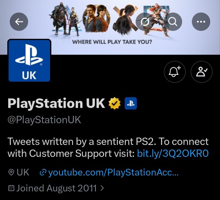 bigk4thewin's tweet photo. So where will PLAY take me, eh @PlayStationUK?
Hopefully not down a route in involving no decent choices in buy games, bad customer rights and businesses not caring about their loyal fans. Reality is we're almost there...
#PhysicalMediaMatters #GamingOwnership #GanersUnite https://t.co/CVa3ra81ff
