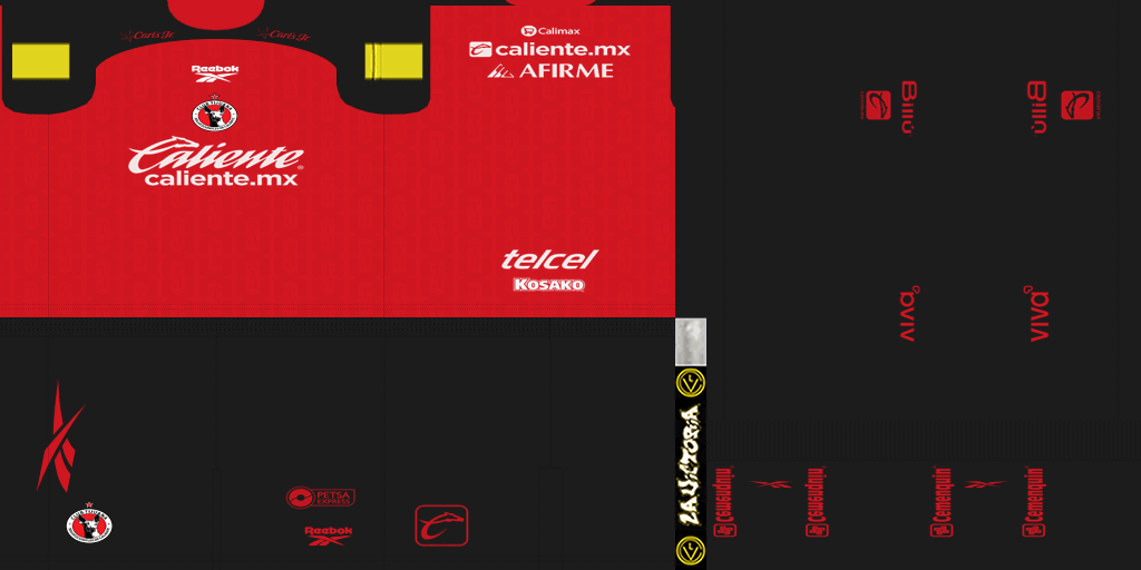 ohdez1515's tweet photo. KITPACK CLUB TIJUANA 2026/27 🇲🇽 FOR PES 2013
-Include all kits, fonts & numbers
MEGA: https://t.co/8BTTahYe8m
#efootball #pes2013 #proevolutionsoccer
#peskits #LigaBBVAMX https://t.co/Aer8lCKuWQ